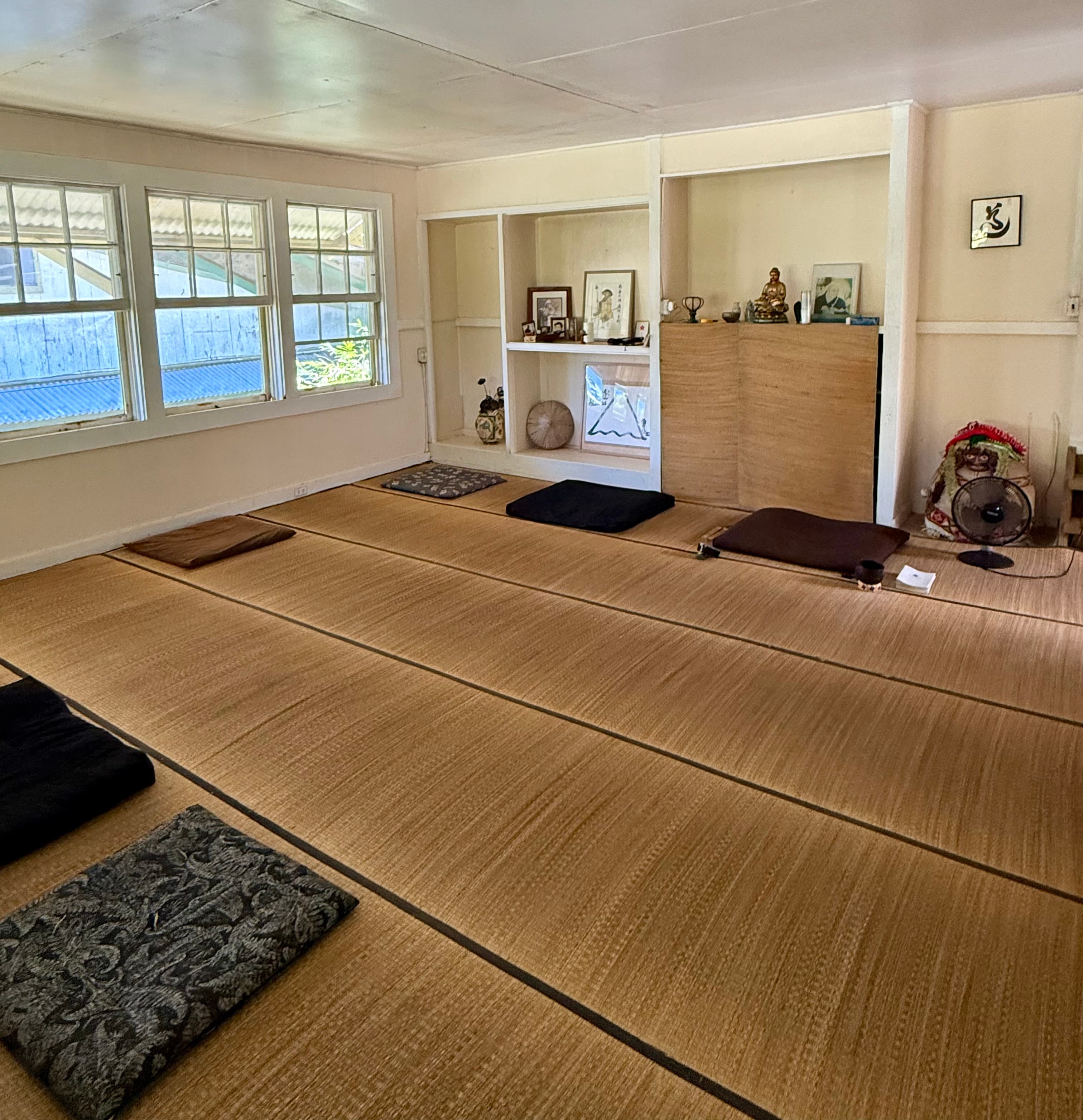 Zendo meditation space