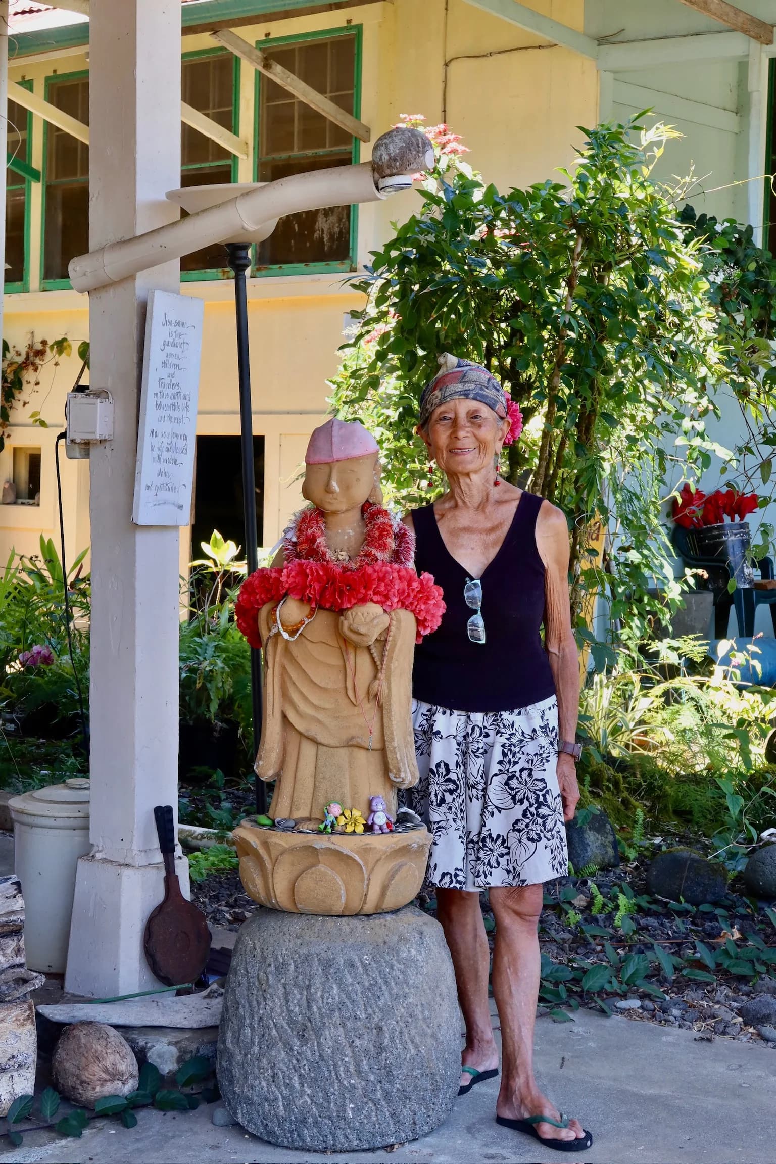 Buddha statue in the garden