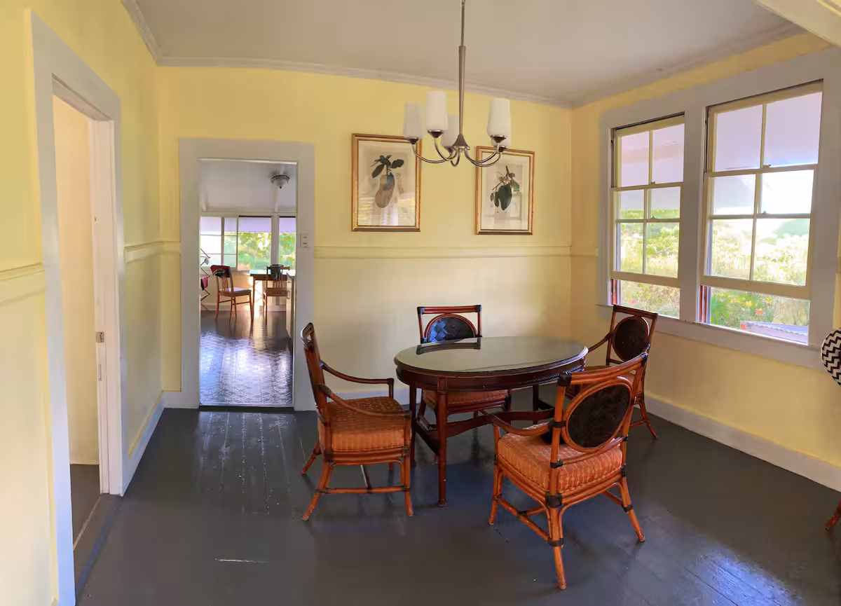 Hale Aloha exterior - beautiful plantation-style home
