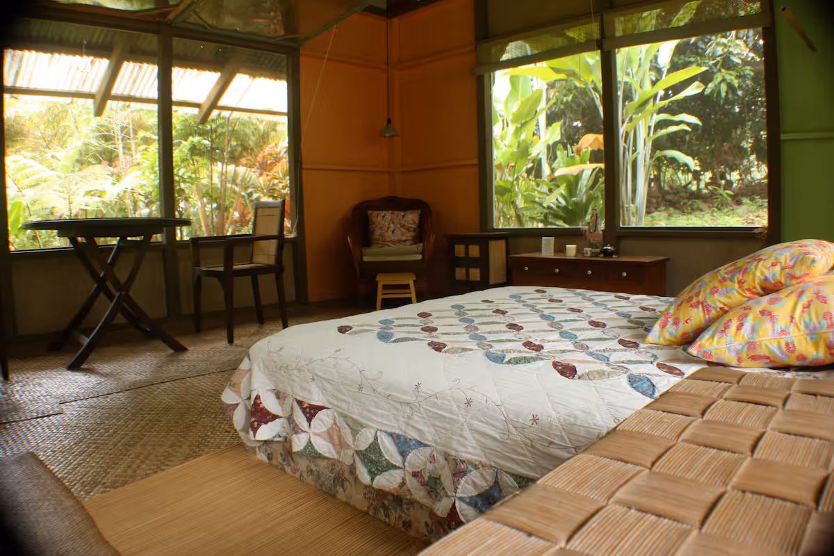 Shared bathroom and kitchenette facilities